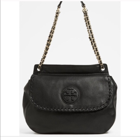 Tory Burch Handbags - Tory Burch Marion Leather Saddle Bag